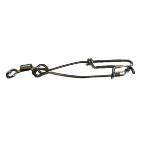 Lineklips 2,6x100mm m/svivel Rustfritt
