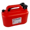 Bensinkanne Trio 5ltr. Plast Rød