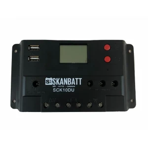 Skanbatt PWM 10A solcelleregulator12/24v