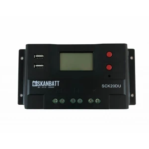 Skanbatt PWM 20A solcelleregulator12/24v