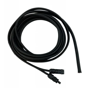 PV Kabel 2x6mm² 6m solcelle-regulator Myk, MC4 kontakt i ene enden