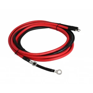 Kabel 2x6mm² 2m m/øye Regulator-Batteri