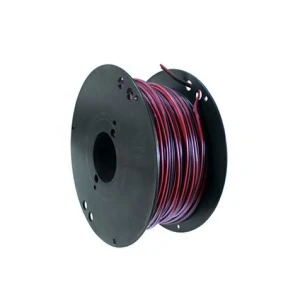 Kabel fortinnet 2x1,5mm² 10m rull Rød/sort