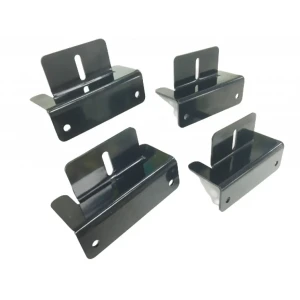 Festebrakett universal for solcellepanel Opp til 200w, sort farge. 4 braketter