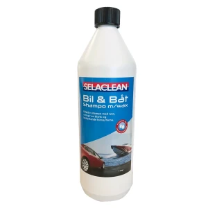 SELACLEAN bil og båtshampo med voks 1ltr
