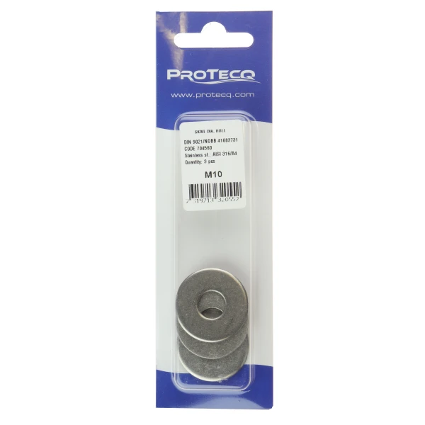 Skive A4 DIN 9021 hull 10mmx30mm ( 3stk)
