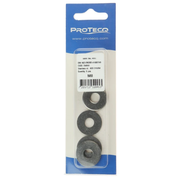 Skive A4 DIN 9021 hull 8mmx24mm ( 5stk)