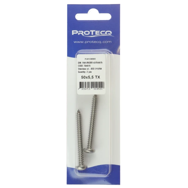 Plateskrue A4 50x5,5mm ( 2stk)