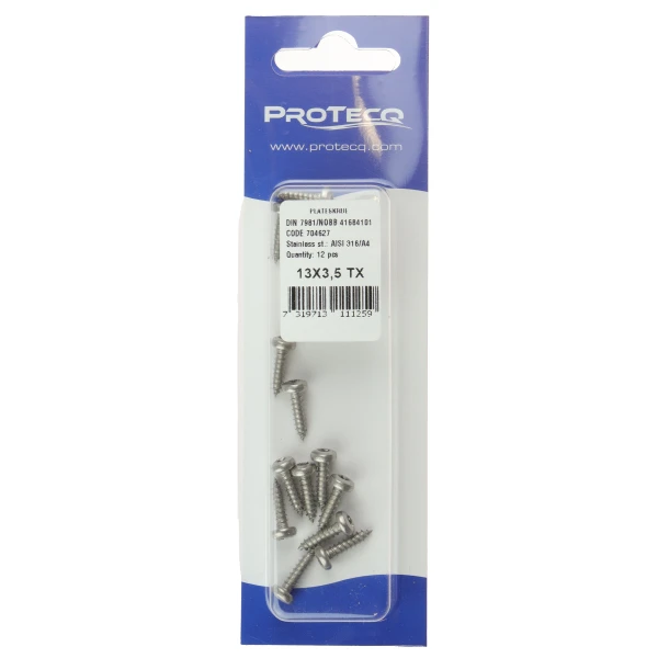 Plateskrue A4 13x3,5mm ( 12stk)