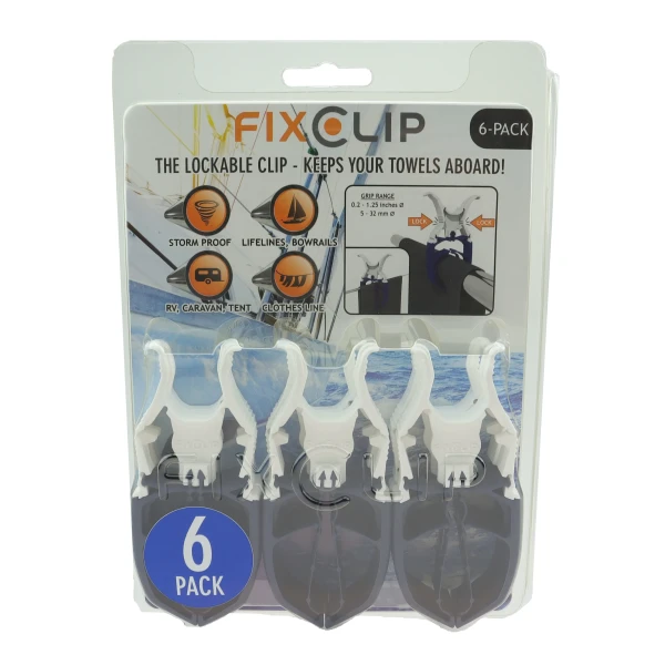 FixClip klesklype Ø 5-32mm 6 pk blister