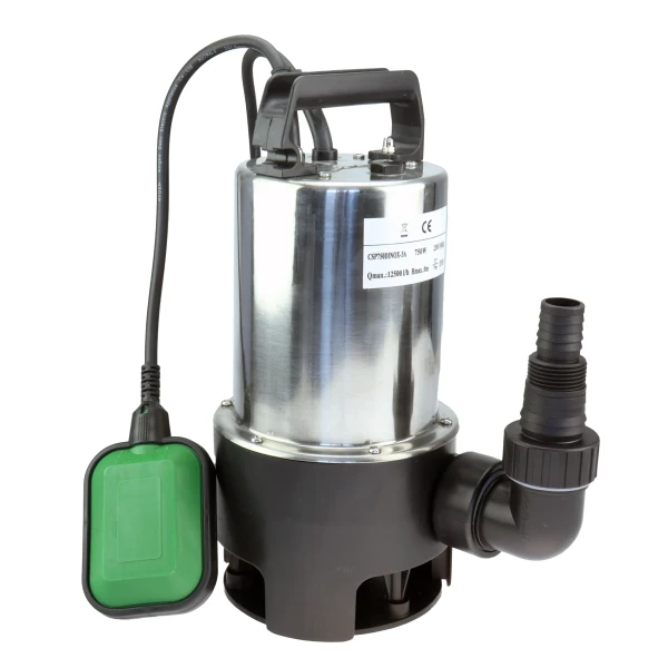 Lensepumpe 220v, 750w, 12500ltr/t