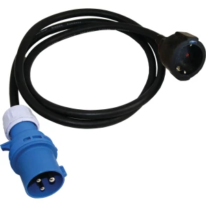 Overgangskabel 16A CEE han - Schuko hun 3G2,5mm²
