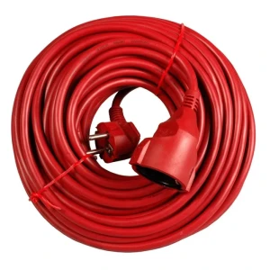 SKJØTEKABEL 20M RØD PVC 3Gx1,5M²