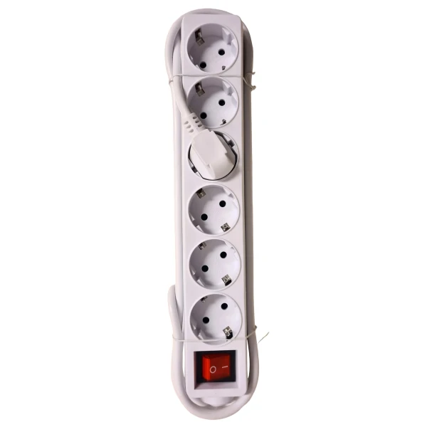 Forgrener 6-veis m/bryt. 3G1,5mm² x 1,5m - Bilde 2