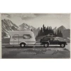 Dørmatte Camping 45x70cm grå