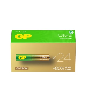 GP Ultra Alkalisk batteri 1,5v AAA 24pk - 24AU/LR03