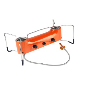 Osean Dobbel Gassbrenner Retro 2x2500w - Kokeapparat - Foldbart - Piezotenner