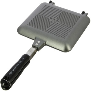 NGT Grillpanne for turbruk - Toastjern - Vendbar stekepanne