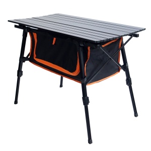 BÅL Campingbord - Justerbart - Aluminium - 90x60x43/64 cm